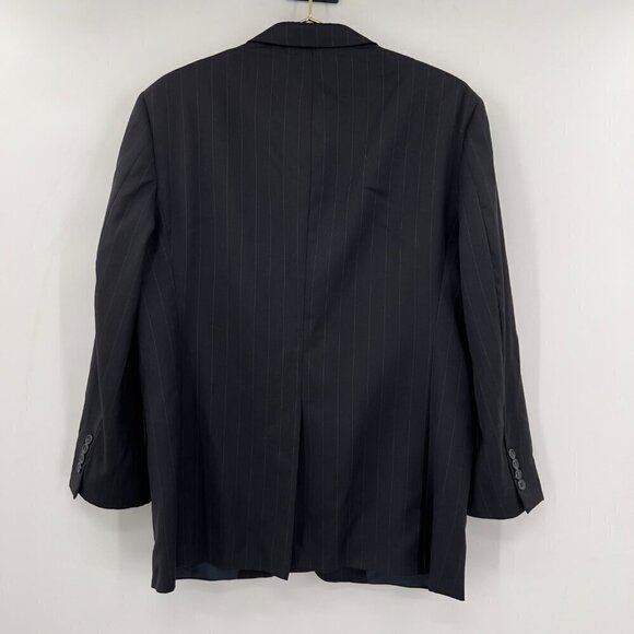 Burberry London 100% Wool Black Jacket Mens Size 40 - Picture 2 of 8